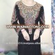 BLACK Abaya hand work embroidered maxi/ kaftan for women