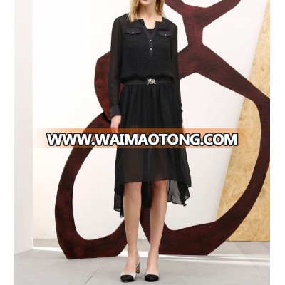 Factory wholesale women black dress